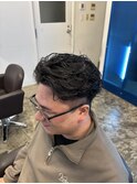 【MEN’S HAIR/サーフカール/刈り上げセンターパート/千葉】