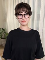 トリッカ 銀座(tricca)&nbsp;ショート/ニュアンスパーマ/ナチュラルパーマ/小顔ヘア