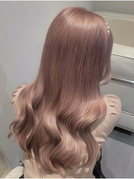 ベレーザ 渋谷(BELEZA) 17176ブリーチ&ダブルカラーミルクティーモーブブラウン