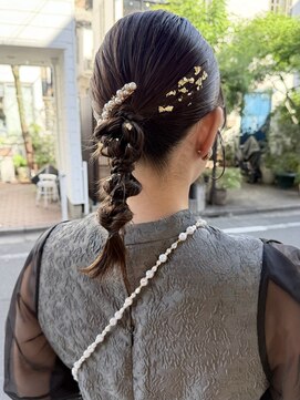 セイドット リー(Say. Ree) say.結婚式編み下ろしカチモリタイトルスタイルリボンパーティー