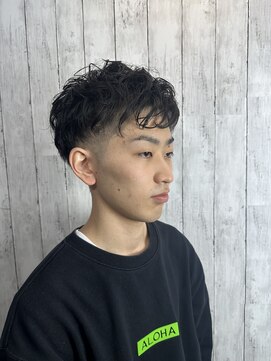 ビューティドレッセヤマノ 池袋パルコ(Beauty Dresse YAMANO) メンズツーブロック　くせ毛風