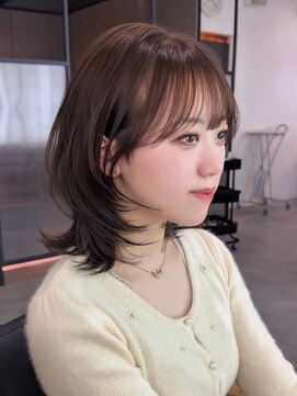 ビューエヒメ(VIEW EHIME) 小顔黒髪レイヤーカット×アッシュカラー20代30代40代