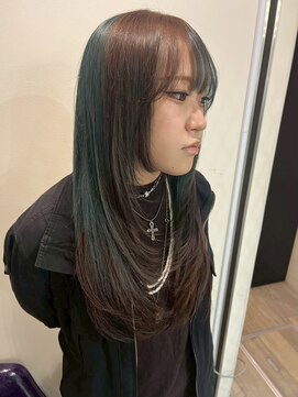 ブリックバイブレイス 千葉 千葉中央(brick by brace) 千葉駅/着物ヘア/大人ガーリー/ダークアッシュ/似合わせカット