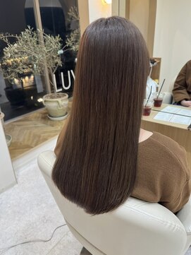 ラヴィズム 松崎店(LUVISM) 韓国/顔周りレイヤー/おくれ毛/ベージュ/ダブルカラー/東区/松崎