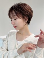 ロンドエニカ 大宮(Lond enika)&nbsp;大人ガーリー/ダークアッシュ/似合わせカット/レイヤーショート