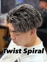 トップバイスリーナイン(TOP by THREE NINE)&nbsp;ツイストスパイラル　ホワイトメッシュ