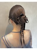 結婚式タイトヘアセット