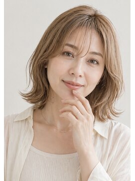 パルフェ ヘアー バイ オーク 九大学研都市(parfait hair byOAK) 外はねボブ