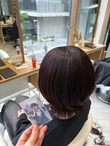 アヴァンス 広島本通店(AVANCE.)&nbsp;着物ヘア/大人ガーリー/ダークアッシュ/似合わせカット/広島