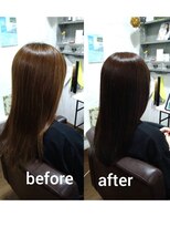 コルテ 倉敷西坂店(CoRte.)&nbsp;【before/after】365日キレイが続くストレート/ビターショコラ