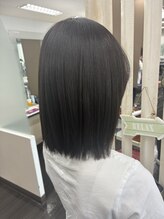 ミーツ 山内店(mits)&nbsp;透明感グレー×ボブ