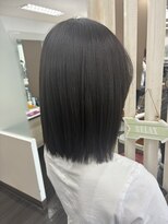 ミーツ 山内店(mits) 透明感グレー×ボブ