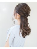 HIROIN☆お仕事の方でもOK！綺麗めハーフアップ