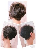 ショートアシンメトリースタイル