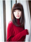 ストレートヘアー【橋本/バレイヤージュ】