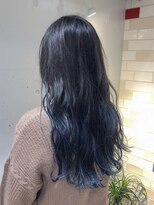 スタジオフォーエイチ(STUDIO 4H)&nbsp;ブルージュ/グラデーションカラー/くすみブルー/こなれヘア/韓国