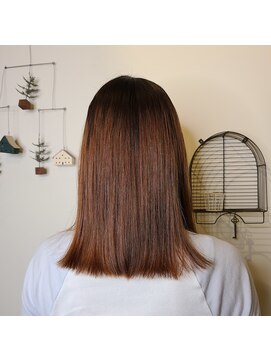 ヘアデザイン エソラ(hair design esora) ワンレンセミロング