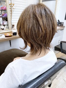 ニット 銀座(knit) 《knit銀座》大人可愛い20代30代40代ショートボブ丸み前下がり
