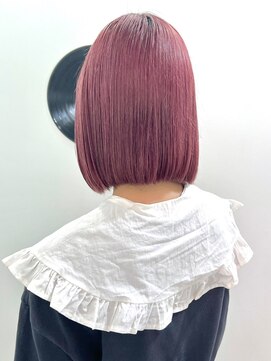 デート 下北沢(DATE) ダブルカラーピンクベージュケアブリーチハイトーン髪質改善