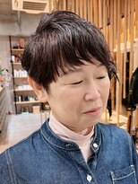 エガク(egaku)&nbsp;大人のアシンメトリーパーマショート