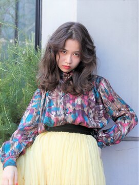 リブロ 三軒茶屋(LIBRO) ヒッピー×くせ毛風セミロング