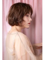 カバーヘア ブリス 川口(COVER HAIR bliss)&nbsp;ニュアンスカラーゆるふわカールマチルダボブZ川口20代30代40代