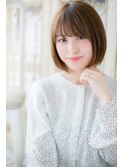 *mod's天神”  クロスパーマOKピュアな☆小顔ナチュラルボブ