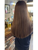 ルーナヘアー(LUNA hair)&nbsp;『京都ルーナヘアー』ナチュラルブラウン ロングヘア 草木真一郎