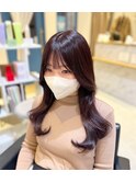 人気の艶カラー
