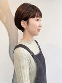 【なかじま ひびき】ワイドバングマッシュショート