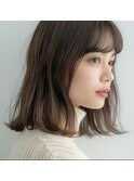 ミディアムスタイル【松戸・五香・白髪染め・カラー・髪質改善】