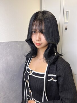 ジゼル 梅田(GiseL) ブリーチなしブルーブラック