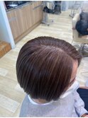脱白髪染めハイライト/白髪ぼかし藤沢/髪質改善ヘッドスパカット