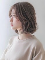 アルトリスト(Altruist Aging×HAIR&SPA)&nbsp;★ダークアッシュ大人ガーリーボブ着物ミディアムレイヤーカット