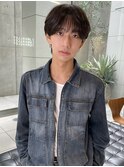 韓国風ナチュラルショート シースルーバング