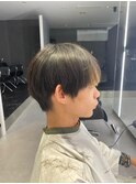 前髪インナーカラー☆メンズマッシュ