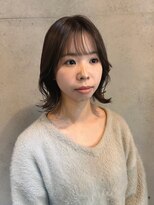 ブルーメ(Blume...)&nbsp;大人可愛いくびれボブ/フェイスレイヤー/オリーブベージュ