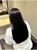 ネイビーカラー×髪質改善トリートメント