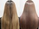 スリーユニークヘアー(3uniQ hair)の写真/クセのお悩みを解決サロン《３uniQ》自然で柔らかな質感が叶う♪湿気で広がる髪もまとまる美ストレートに◎