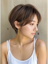 アース 東戸塚店(HAIR & MAKE EARTH) 20代30代40代小顔ハンサムショートアッシュベージュグレージュ