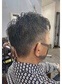 ツーブロック メンズベリーショート