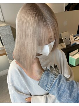 タオ 河原町(Tao) ボブ×ミルクティーベージュ 宮本一真