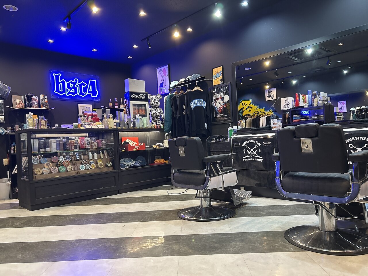 バーバー　Barber 店舗装飾 アクセプトザワールドバーバー(Accept the world barber