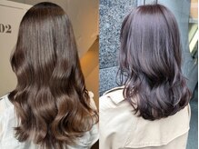 透明感溢れる【ブラウンベースのミディアム】は可愛さとお洒落さを独り占めできる♪[デザインカラー]