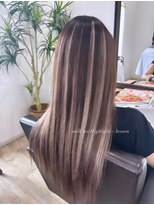 ル ジャルダン ヘアー プロデュース(Le.jardin hair produce) ミルクティハイライト エクステ