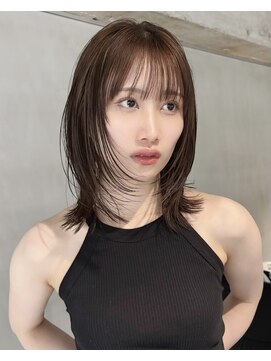 フィルムス 表参道(FILMS) 暗めカラー/ボブ/顔周り/レイヤー/髪質改善/縮毛矯正/表参道