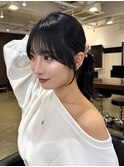 顔まわり顔周り前髪カットミディアムレイヤーロングレイヤー