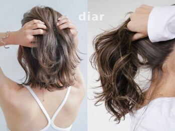 ディア 藤沢(diar)の写真/《脅威のダメージレス◎枝毛,切れ毛を防ぐケアカラー◎》自然なおしゃれ感を演出するハイライトが大人気◎