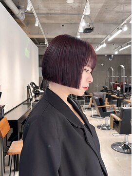 シスタ(SISTA) 似合わせカットボブミニボブ暖色カラー【AMU】