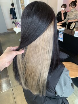 アヴァンス 北花田店(AVANCE) 【#インナーミルクティーブロンド】×髪質改善